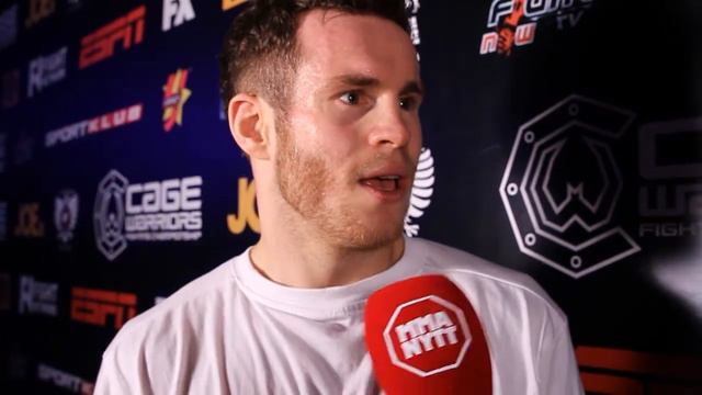 Matthias Lodahl postfight interview @Cage Warrior 66 #MMAnytt.se смотреть онлайн
