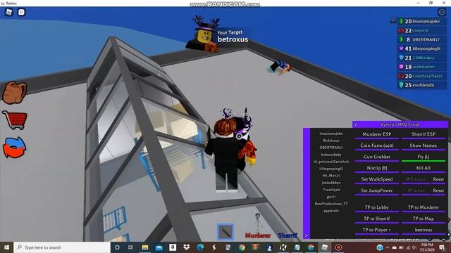 Showcasing a exploiting OP script Assassin/mm2 ROBLOX смотреть онлайн