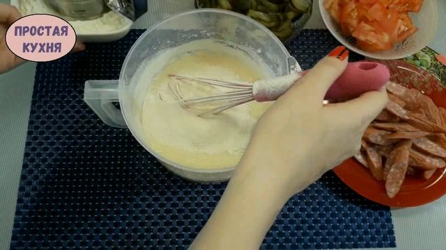 Когда Нет Времени на Приготовление Теста - Пицца на Заливном Тесте смотреть онлайн