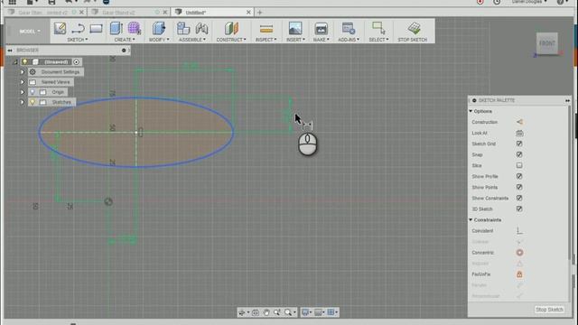 Autodesk Fusion 360 - Ellipses and Conic Curves смотреть онлайн