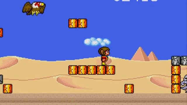 Alex Kidd In The Enchanted Castle: Stage 4, Scorpion Desert смотреть онлайн