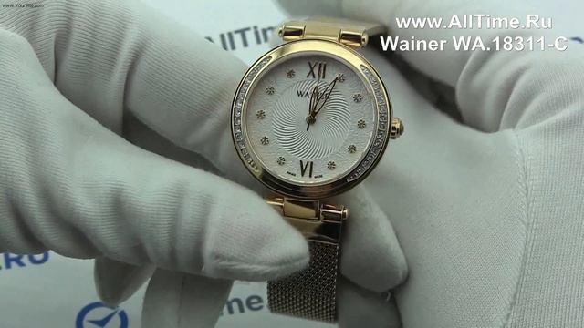 Обзор. Женские наручные часы Wainer WA.18311-C смотреть онлайн