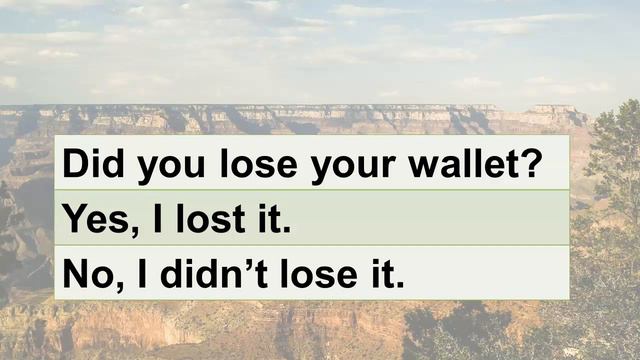 American English Pronunciation, Simple Past of TO LOSE and TO FIND смотреть онлайн