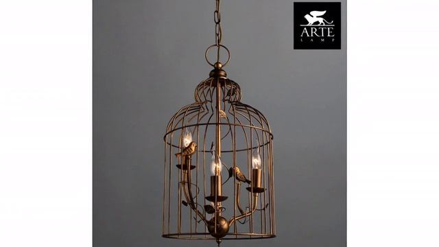 Люстра Arte Gabbia A1865SP-3BG обзор: светильник Arte Gabbia A1865SP-3BG 120 Вт, где купить смотреть онлайн