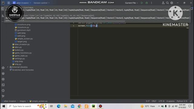 How to create a simple colorful screen in python using pygame module смотреть онлайн