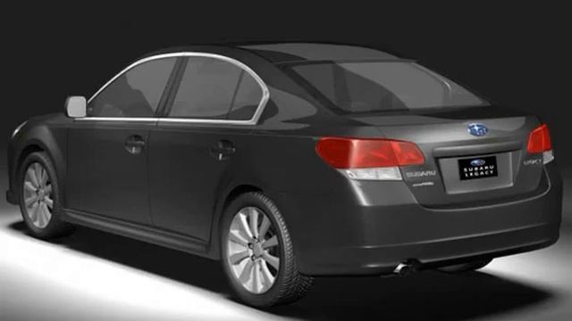 2010 Subaru Legacy 3D model from CGTrader.com смотреть онлайн