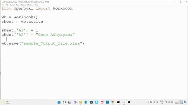 Create Excel with Openpyxl смотреть онлайн