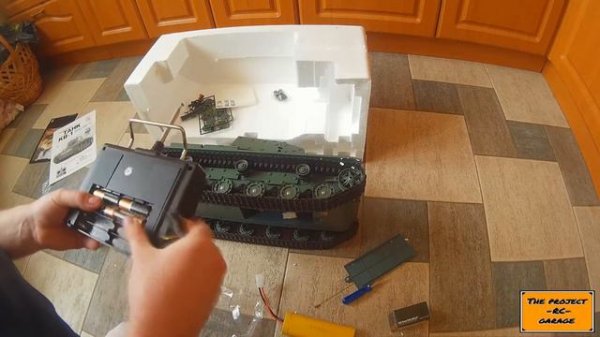 Russia KV-1 Heng Long 1:16 2.7G. Распаковка и обзор