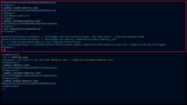 Solana Validator Identity Transition Demo смотреть онлайн