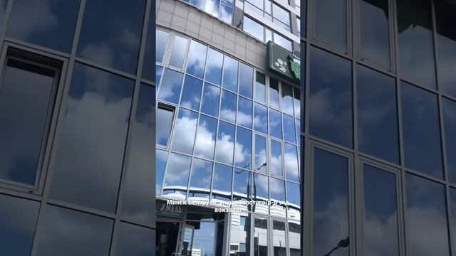 Minsk Belarus, улица Толстого(район жд вокзала) смотреть онлайн