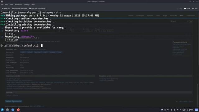 How to Install Software from the Arch User Repository? смотреть онлайн