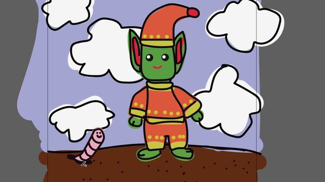 Рисуем эльфа детям часть 103 смотреть онлайн