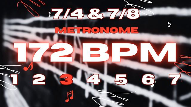 172 BPM - 7/4 & 7/8 Metronome смотреть онлайн