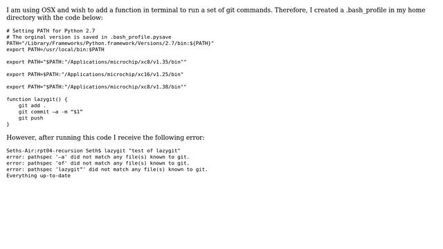Adding git commands to bash profile смотреть онлайн