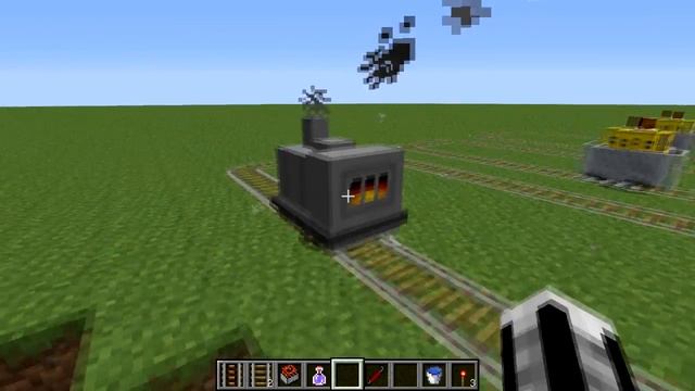 Minecraft: RailCRAFT Часть 7 - Все про вагонетки.