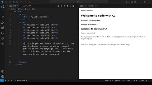 Learn Web Development in Punjabi Learn HTML CSS JavaScript PHP Jquery Bootstrap Lesson 3 смотреть онлайн