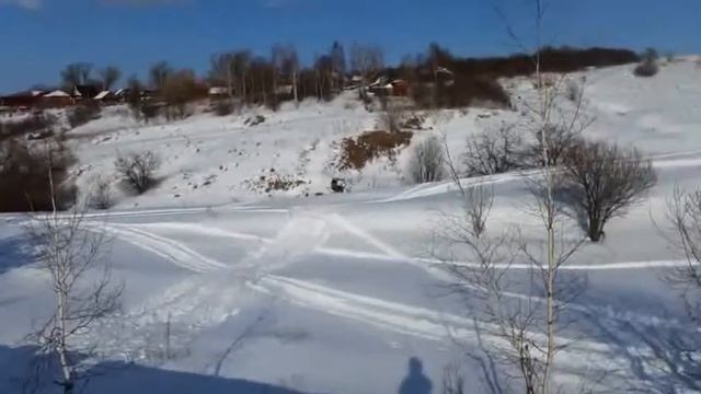 SNOWMOTO Горы озеро сноубайк смотреть онлайн