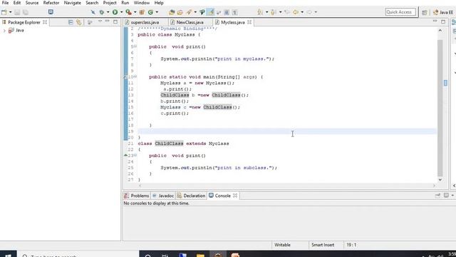 Method Overriding in java смотреть онлайн