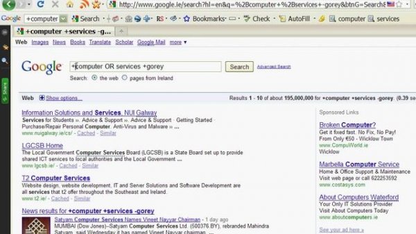 How to use the Google Search Engine more Effectively.