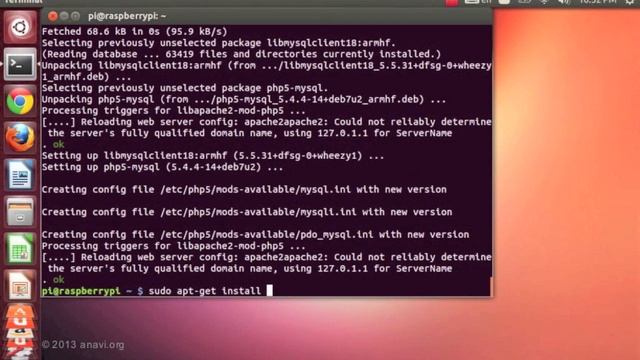 PHP & MySQL Web Server powered by Raspberry Pi смотреть онлайн