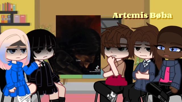 Wednesday characters react to- Wednesday (tik toks and edits) [Gacha Club] смотреть онлайн