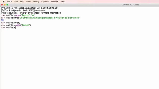 4.5 Appending and Reading Files - Introduction to Python Programming смотреть онлайн