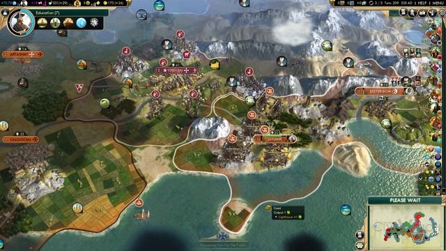 Civilization 5 Brave New World [Part 6] Deity Let's Play as Hungary смотреть онлайн