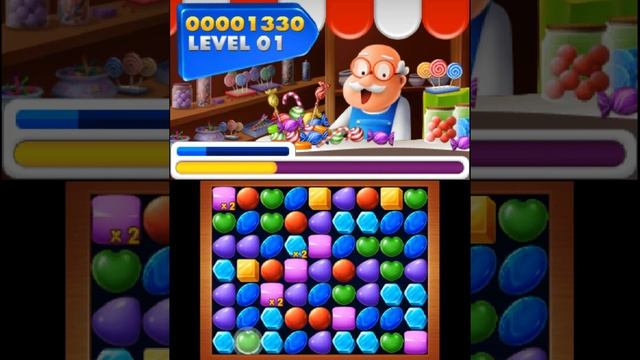 Candy Match 3 Gameplay (Nintendo 3DS) [60 FPS] [1080p] смотреть онлайн