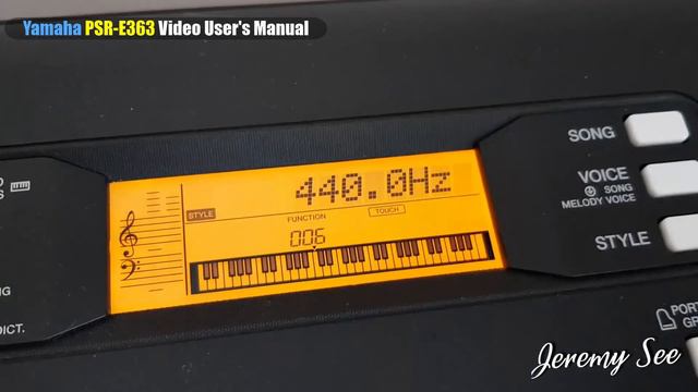 Yamaha PSR-E363 - Video User's Manual & Functions [Part II] смотреть онлайн