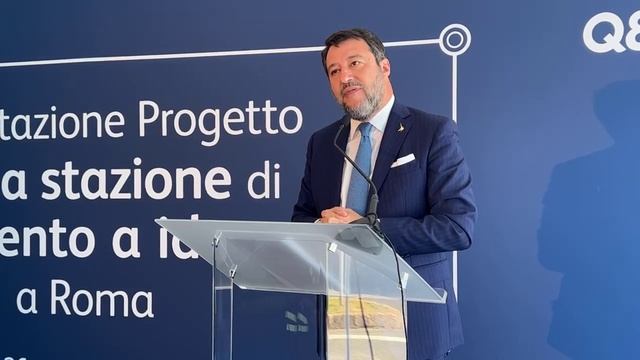 SALVINI PRESENTA IL PROGETTO DELLA PRIMA STAZIONE ROMANA DI RIFORNIMENTO A IDROGENO смотреть онлайн