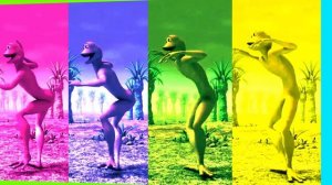 Патила, Талкинг Том,Скэтман,цветной танец с вращением куба,Танцующий инопланитянин/ Alien dance