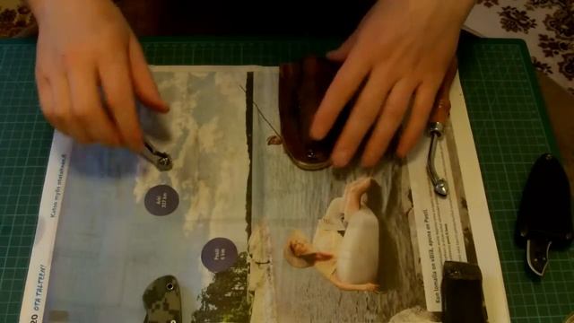 Кожаный чехол для складного ножа своими руками смотреть онлайн