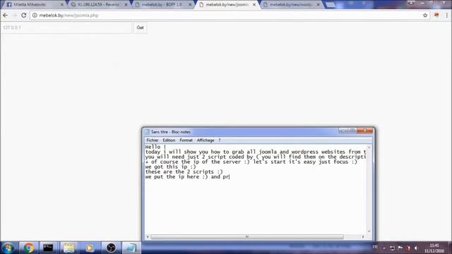 NEW : GRAB ALL JOOMLA AND WORDPRESS WEBSITES FROM IP 2017 смотреть онлайн