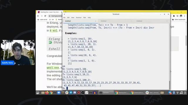 Aprenda um pouco de Erlang para um Grande Bem - 1 - Introdução, Shell, Números, Variáveis смотреть онлайн