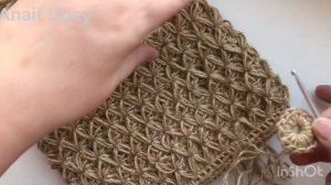 Новая модная сумка из джута #4, трикотажной пряжи. Подробный мастер класс для начинающих Анаит Угай