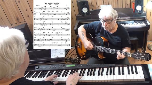 NO MOON TONIGHT - Jazz guitar & piano cover ( ? ) смотреть онлайн