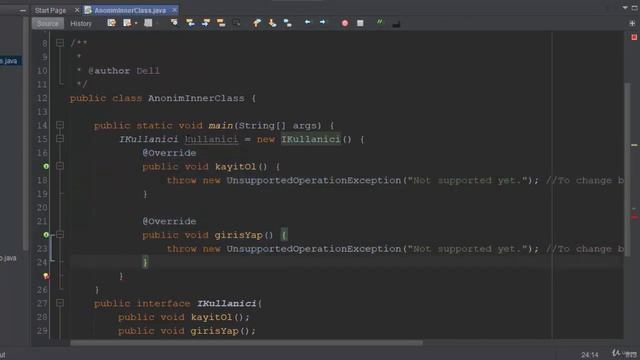 88) Anonim Inner Class - Efsane Java Dersleri (Inner Class) смотреть онлайн