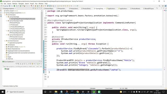 Spring Boot tutorials | Spring Data JPA - Projections using Spring Data JPA with DTO as interfaces смотреть онлайн