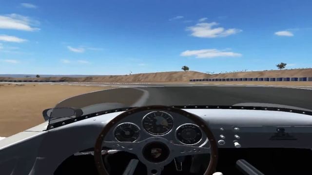rFactor - Automotive World - Porsche 550 A Spyder in Villa Olimpica смотреть онлайн