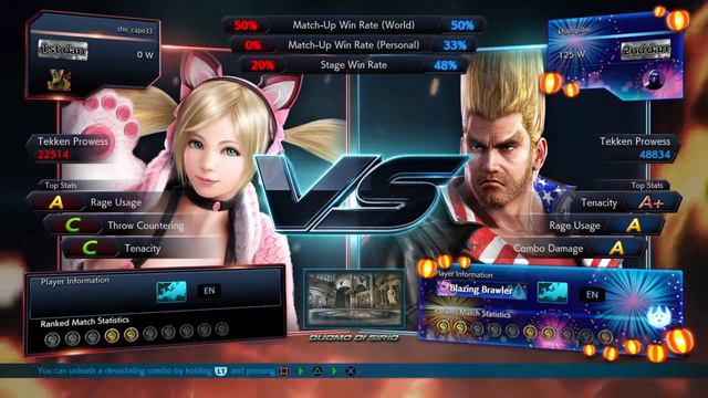 TEKKEN™7 paul vs. Lucky chloe смотреть онлайн