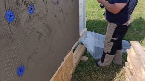 Сип и каркасные дома, как на OSB сделать штукатурный фасад либо фасад в кирпиче и камне