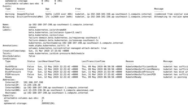 DevOps & SysAdmins: EKS suddenly failing with disk pressure смотреть онлайн