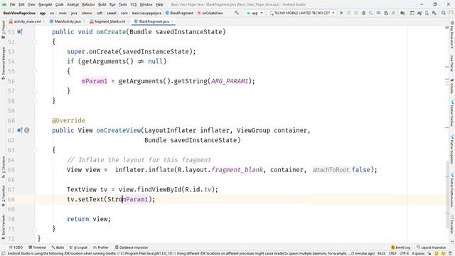 VIEWPAGER IN ANDROID STUDIO смотреть онлайн