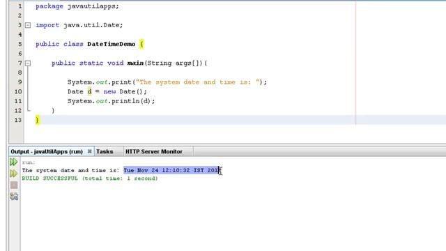 Java Tutorial for Beginners - Java program to print date and time смотреть онлайн