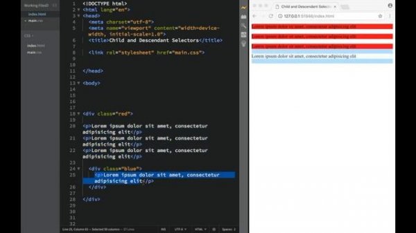 Up and Running with CSS - Child Selectors