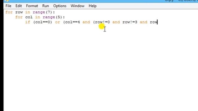 Python Pattern Programs | Printing Stars "*" in B Shape смотреть онлайн