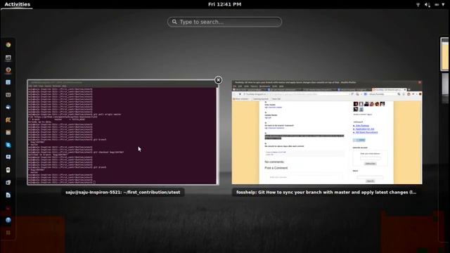 Git How to sync your branch with master and apply latest changes last commit on top of that смотреть онлайн