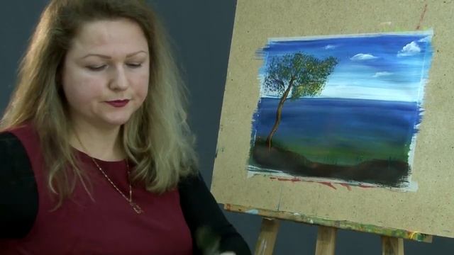 Правополушарное рисование. Тема «Море» смотреть онлайн