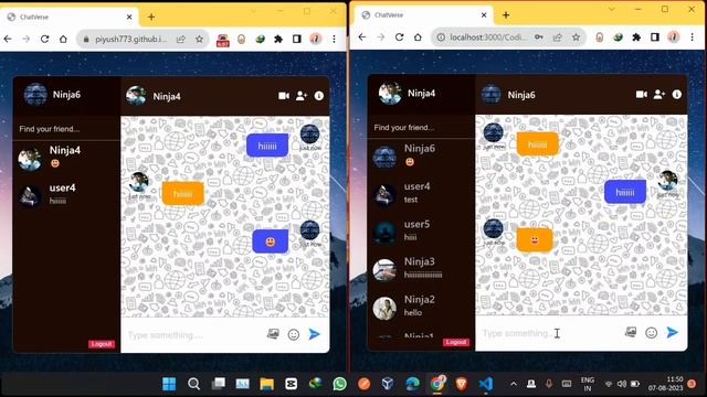 Coding ninjas React Skill Test-3 | Chat App | ChatVerse смотреть онлайн