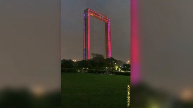 DUBAI, DUBAI FRAME in Zabeel Park 2020.? ДУБАЙ, Золотая Рамка в Парке Забиль! Красота! смотреть онлайн